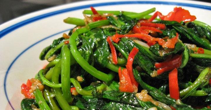 resep bayam tumis teri
