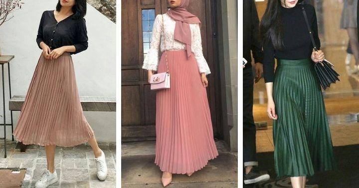 Fashion Anak Muda Jaman Sekarang Gunakan Rok Plisket