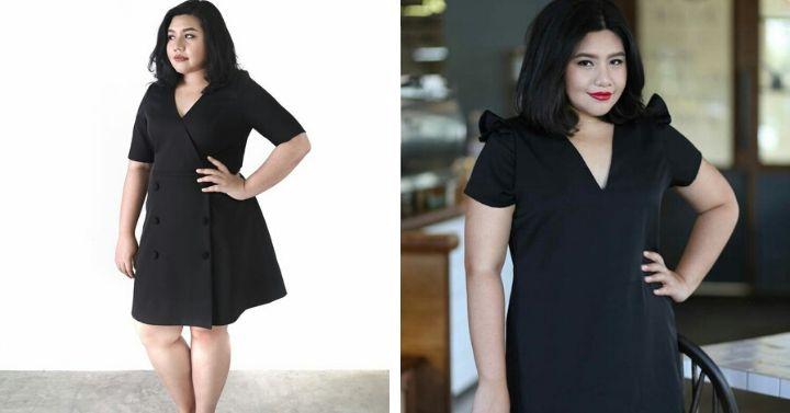 orang gemuk pakai baju garis vertikal