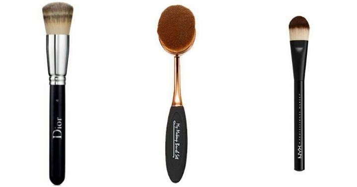 cara membersihkan kuas makeup