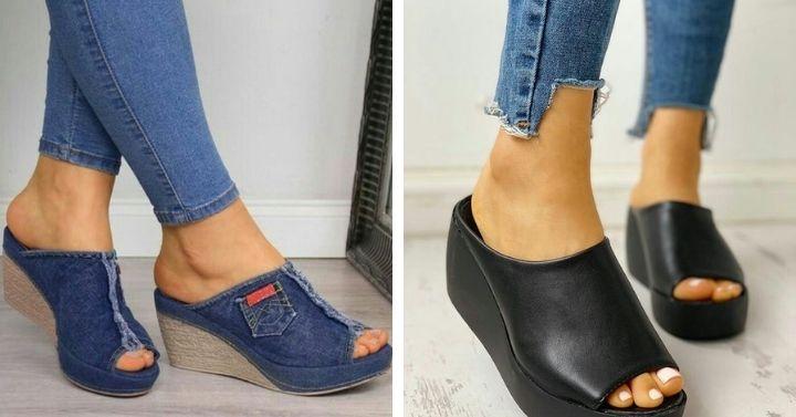 sepatu slop wanita