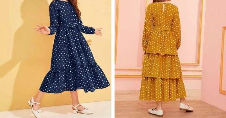 baju gamis anak perempuan umur 7 tahun
