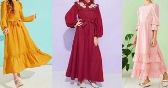 7 Baju Gamis Anak Perempuan Umur 7-12 Tahun Ide Untuk Lebaran Nih Moms