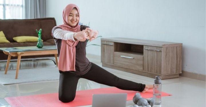 waktu olahraga saat puasa di rumah
