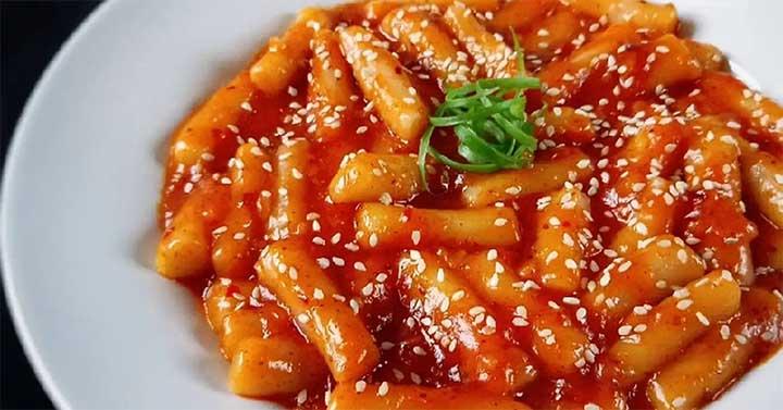 tteokbokki makanan halal korea